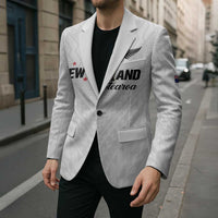 Custom Football New Zealand Blazer Aotearoa United White Version - Polynesian Pride