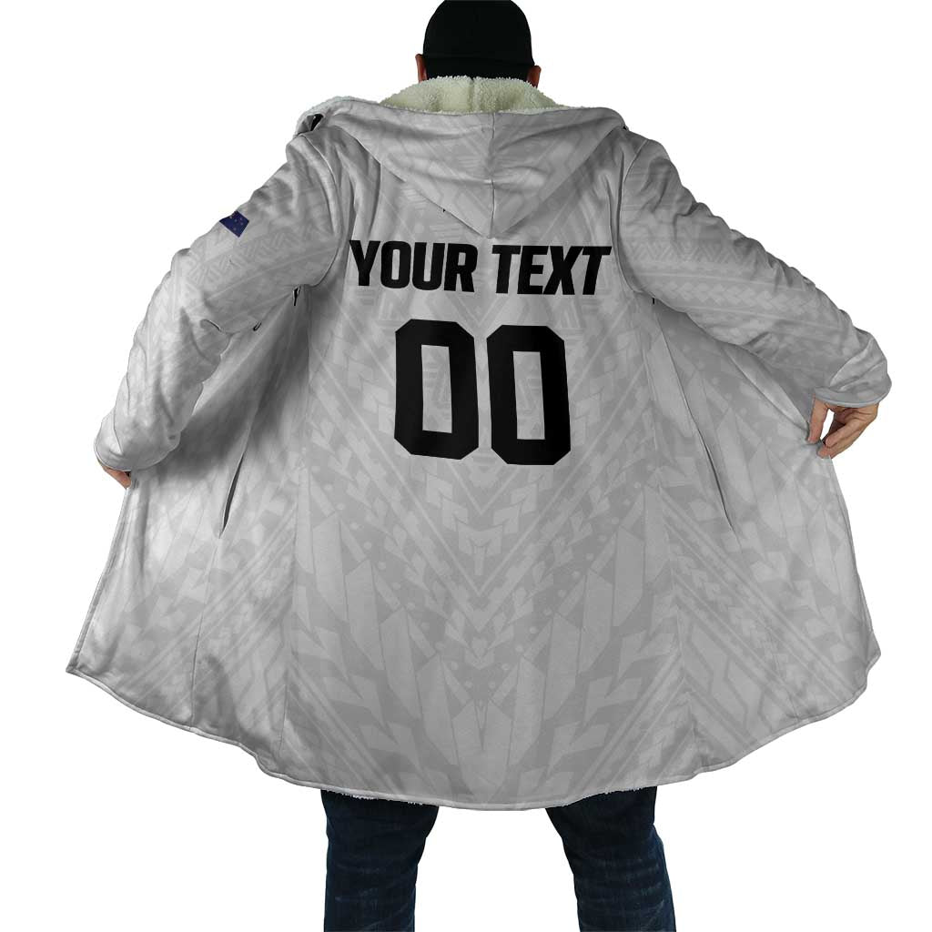 Custom Football New Zealand Cloak Aotearoa United White Version - Polynesian Pride