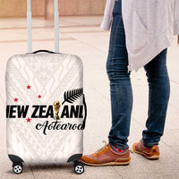 Football New Zealand Luggage Cover Aotearoa United White Version - Polynesian Pride
