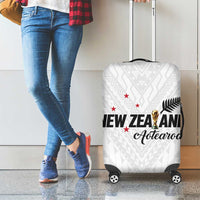 Football New Zealand Luggage Cover Aotearoa United White Version - Polynesian Pride
