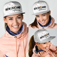 Football New Zealand Mesh Trucker Cap Aotearoa United White Version - Polynesian Pride