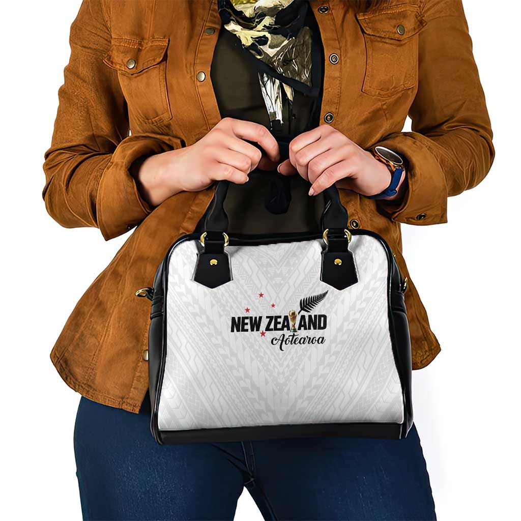 Football New Zealand Shoulder Handbag Aotearoa United White Version - Polynesian Pride