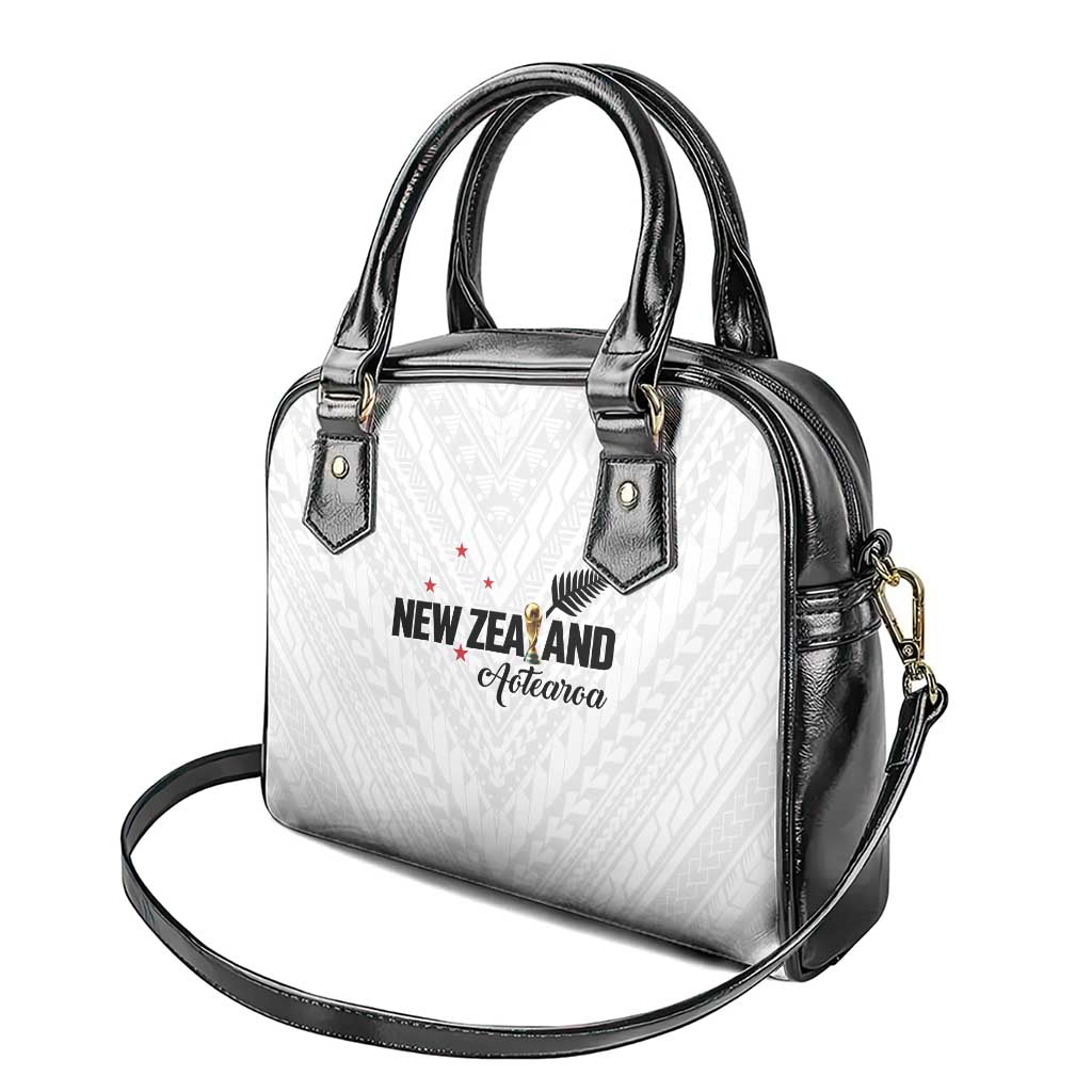 Football New Zealand Shoulder Handbag Aotearoa United White Version - Polynesian Pride