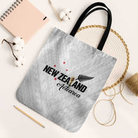 Football New Zealand Tote Bag Aotearoa United White Version - Polynesian Pride