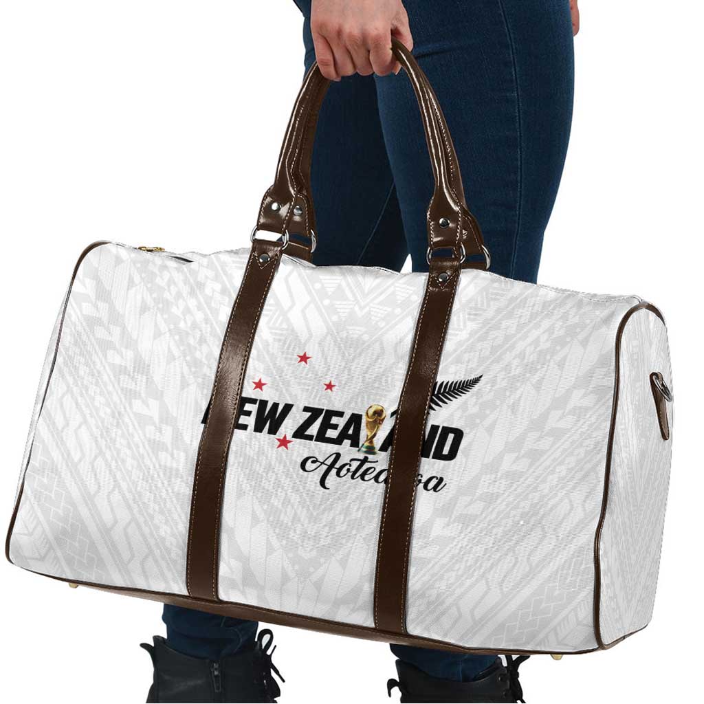 Football New Zealand Travel Bag Aotearoa United White Version - Polynesian Pride