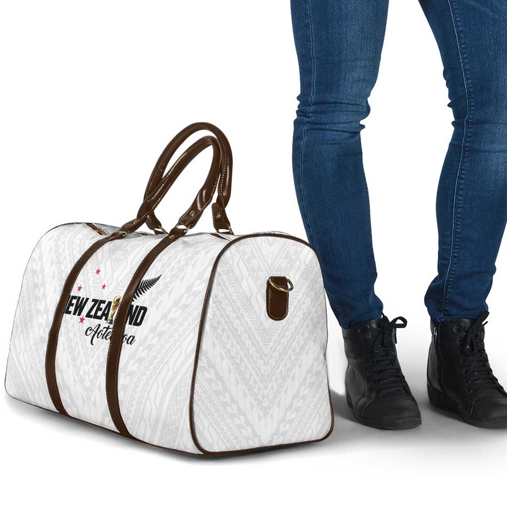 Football New Zealand Travel Bag Aotearoa United White Version - Polynesian Pride