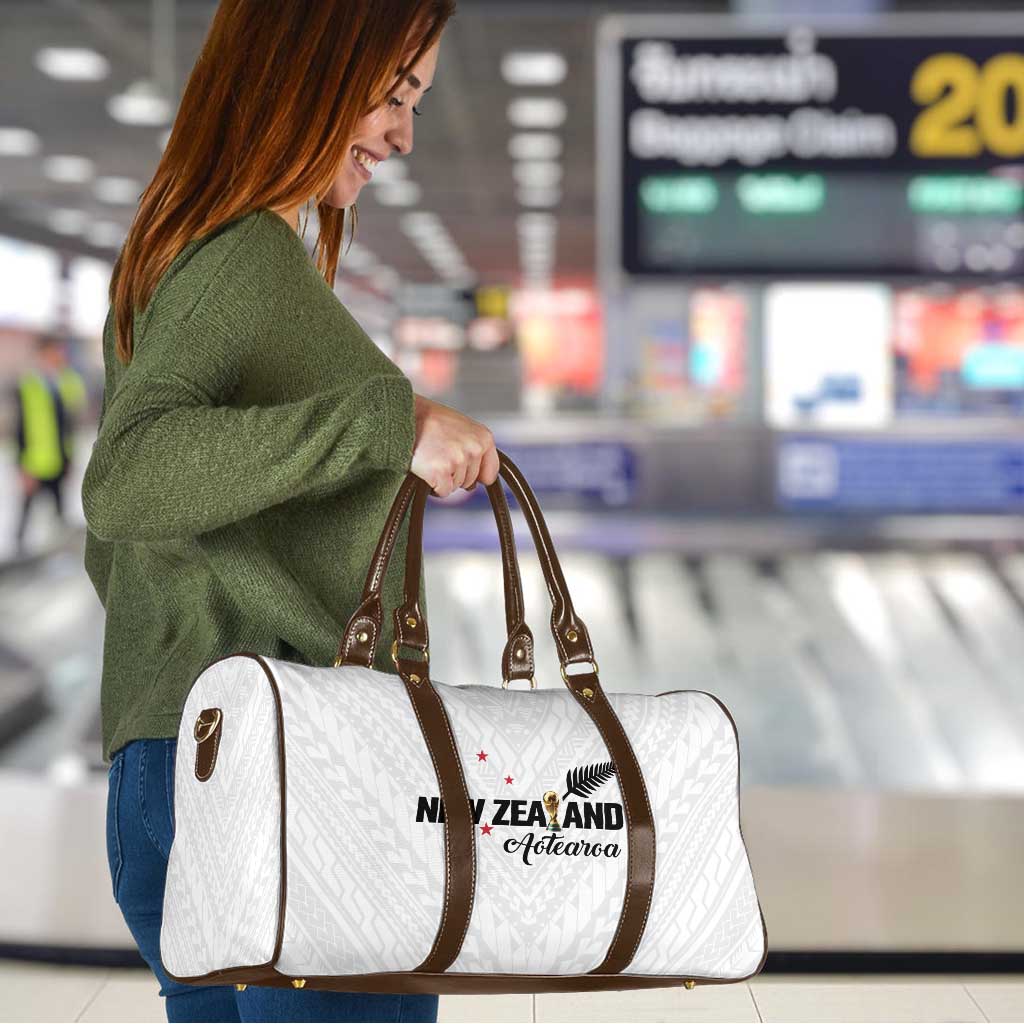 Football New Zealand Travel Bag Aotearoa United White Version - Polynesian Pride