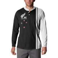 Personalised New Zealand 2025 Archery Basic Button Sweatshirt Archery NZ LT01 - Polynesian Pride