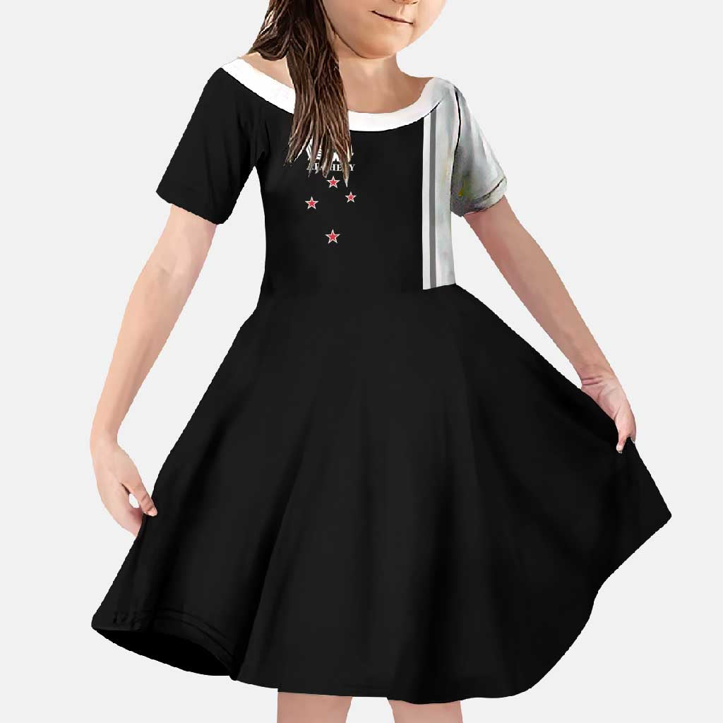 Personalised New Zealand 2025 Archery Basic Family Matching Summer Maxi Dress and Hawaiian Shirt Archery NZ