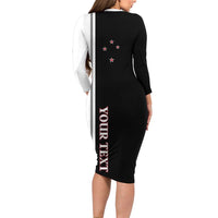 Personalised New Zealand 2025 Archery Basic Long Sleeve Bodycon Dress Archery NZ