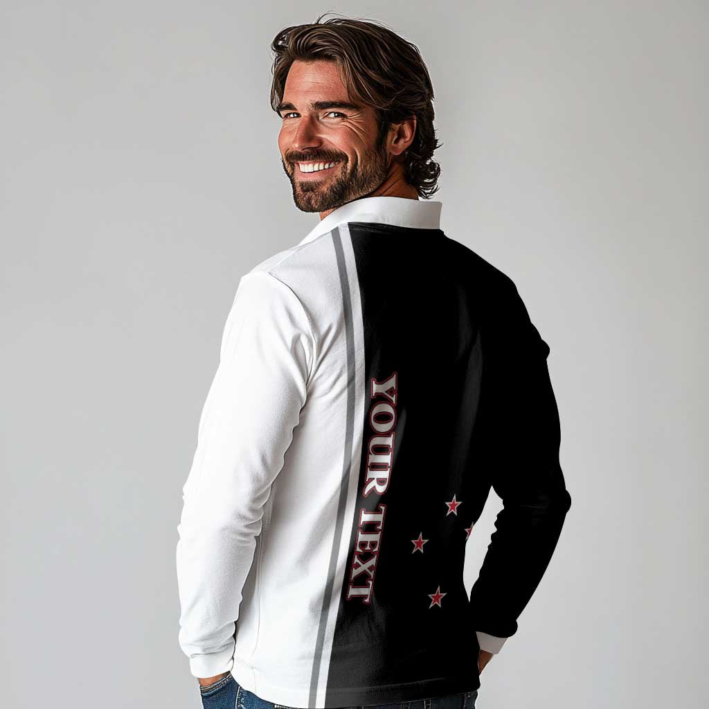 Personalised New Zealand 2025 Archery Basic Long Sleeve Polo Shirt Archery NZ