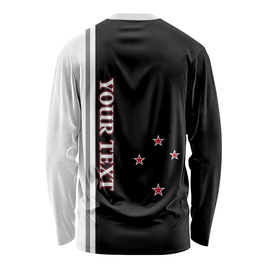 Personalised New Zealand 2025 Archery Basic Long Sleeve Shirt Archery NZ LT01 - Polynesian Pride