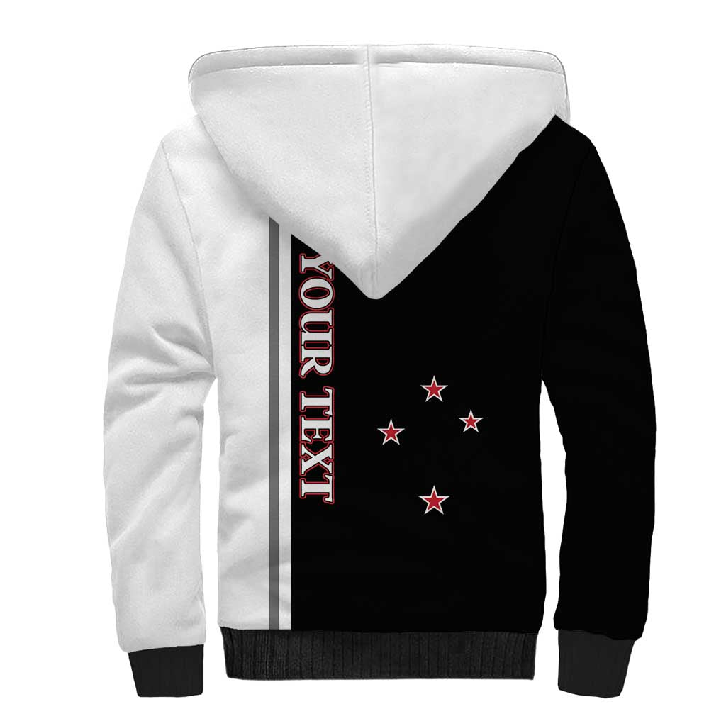 Personalised New Zealand 2025 Archery Basic Sherpa Hoodie Archery NZ LT01 - Polynesian Pride