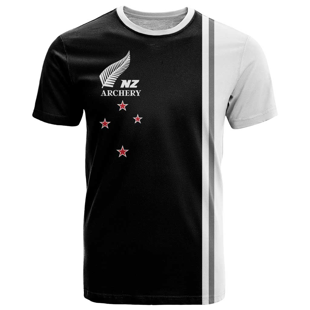 Personalised New Zealand 2025 Archery Basic T Shirt Archery NZ