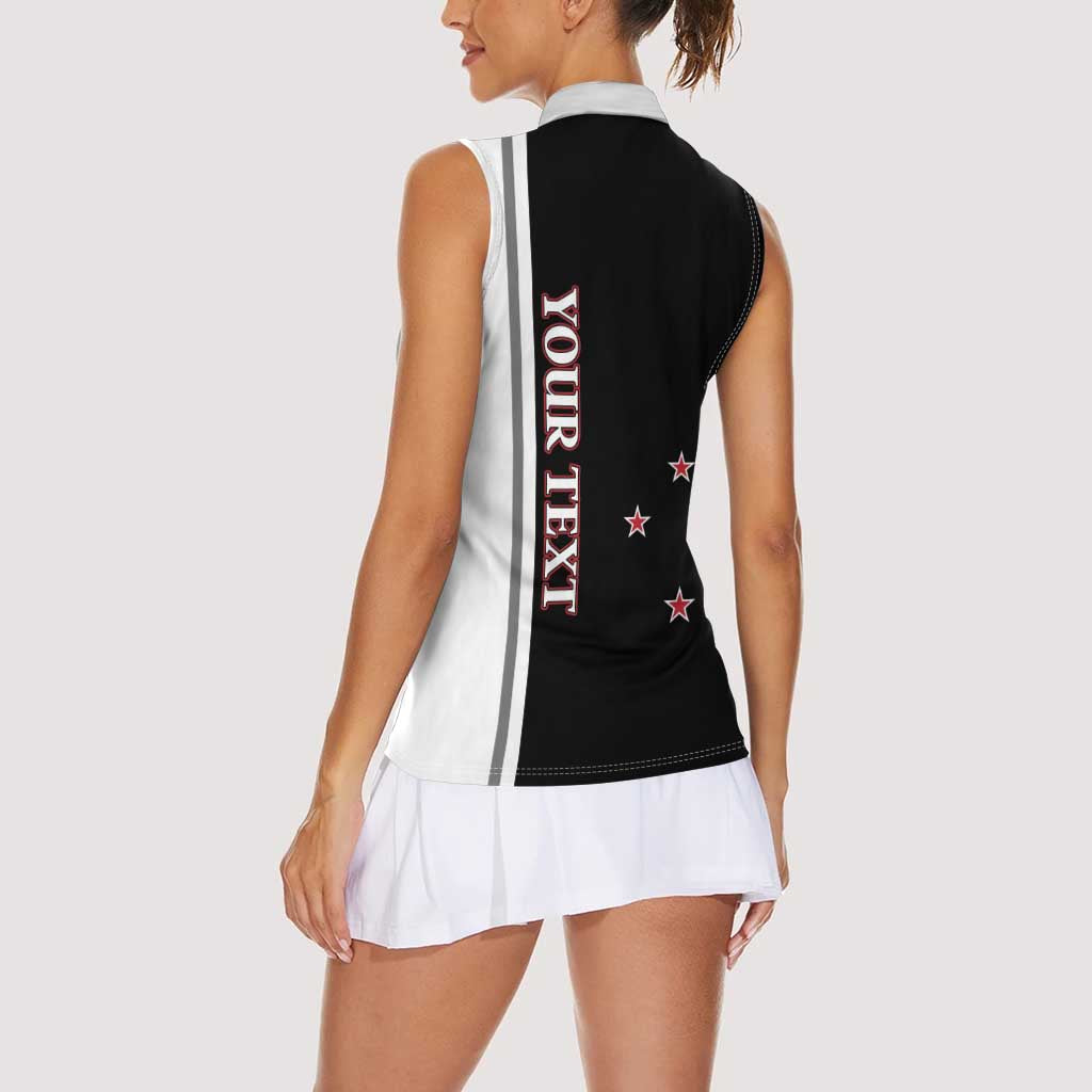 Personalised New Zealand 2025 Archery Basic Women Sleeveless Polo Shirt Archery NZ