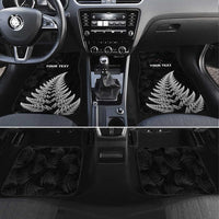 New Zealand 2025 Archery Car Mats Aotearoa Silver Arrows Black LT01 Set 4pcs Black - Polynesian Pride