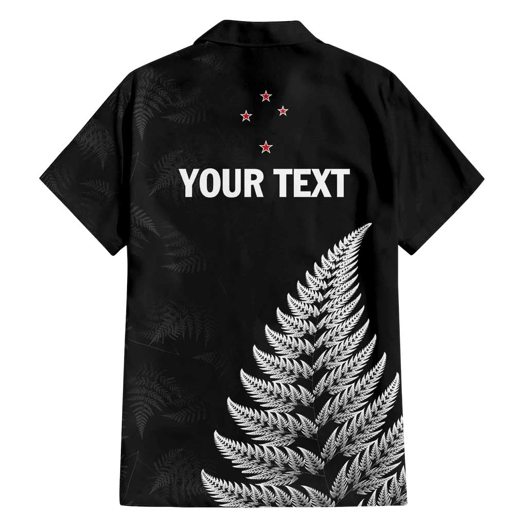 Personalised New Zealand 2025 Archery Family Matching Long Sleeve Bodycon Dress and Hawaiian Shirt Aotearoa Silver Arrows Black