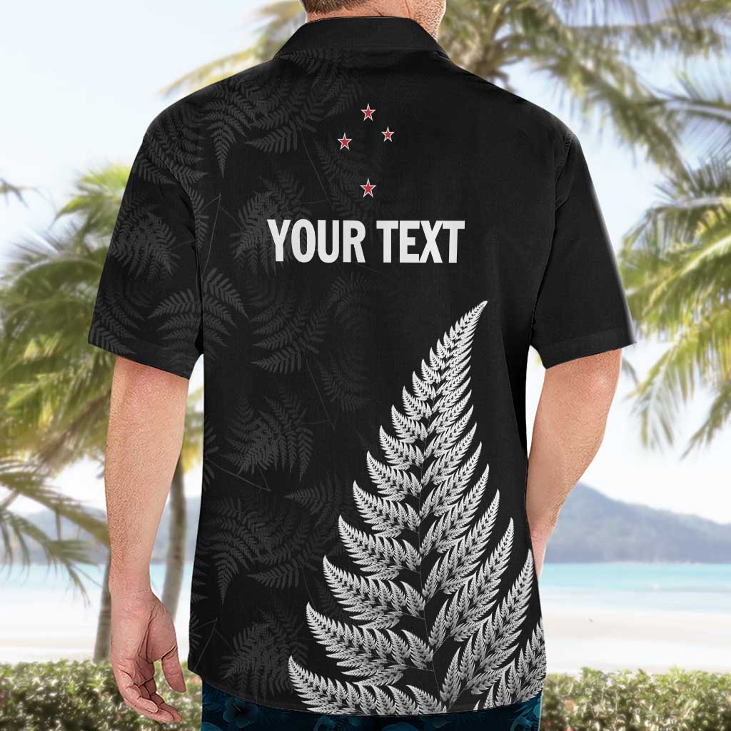 Personalised New Zealand 2025 Archery Hawaiian Shirt Aotearoa Silver Arrows Black LT01 - Polynesian Pride