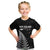 Personalised New Zealand 2025 Archery Kid T Shirt Aotearoa Silver Arrows Black