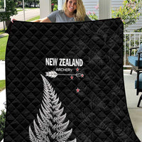 New Zealand 2025 Archery Quilt Aotearoa Silver Arrows Black