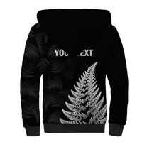 Personalised New Zealand 2025 Archery Sherpa Hoodie Aotearoa Silver Arrows Black LT01 - Polynesian Pride