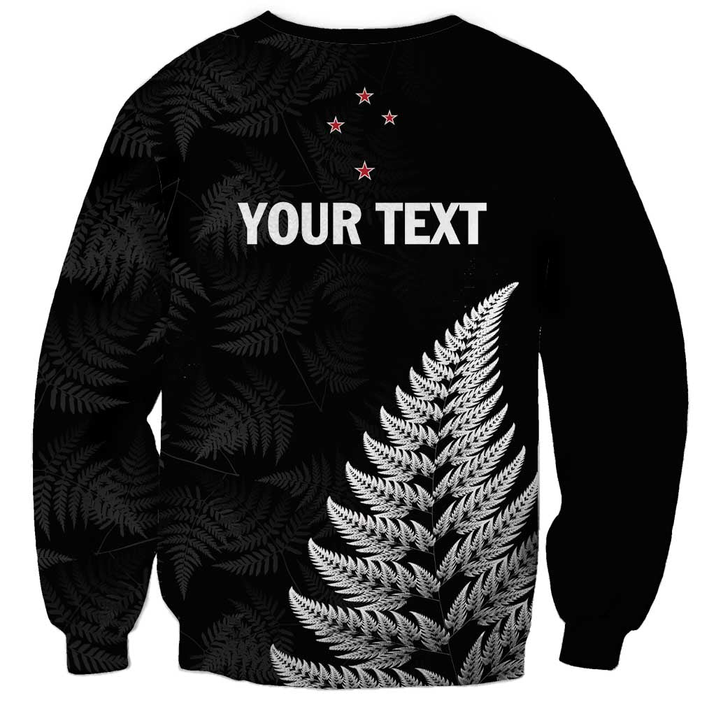 Personalised New Zealand 2025 Archery Sweatshirt Aotearoa Silver Arrows Black LT01 - Polynesian Pride