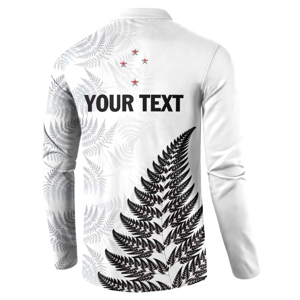 Personalised New Zealand 2025 Archery Button Sweatshirt Aotearoa Silver Arrows White LT01 - Polynesian Pride