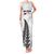 Personalised New Zealand 2025 Archery Family Matching Tank Maxi Dress and Hawaiian Shirt Aotearoa Silver Arrows White