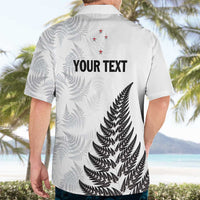Personalised New Zealand 2025 Archery Hawaiian Shirt Aotearoa Silver Arrows White LT01 - Polynesian Pride