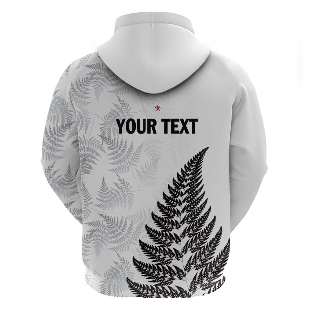 Personalised New Zealand 2025 Archery Hoodie Aotearoa Silver Arrows White