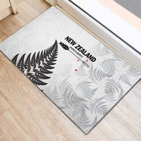 New Zealand 2025 Archery Rubber Doormat Aotearoa Silver Arrows White LT01 - Polynesian Pride