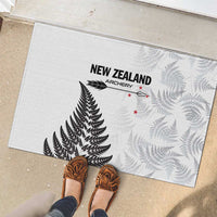 New Zealand 2025 Archery Rubber Doormat Aotearoa Silver Arrows White LT01 - Polynesian Pride