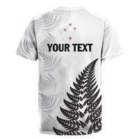 Personalised New Zealand 2025 Archery Rugby Jersey Aotearoa Silver Arrows White