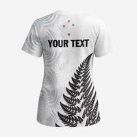 Personalised New Zealand 2025 Archery Scrub Top Aotearoa Silver Arrows White LT01 - Polynesian Pride