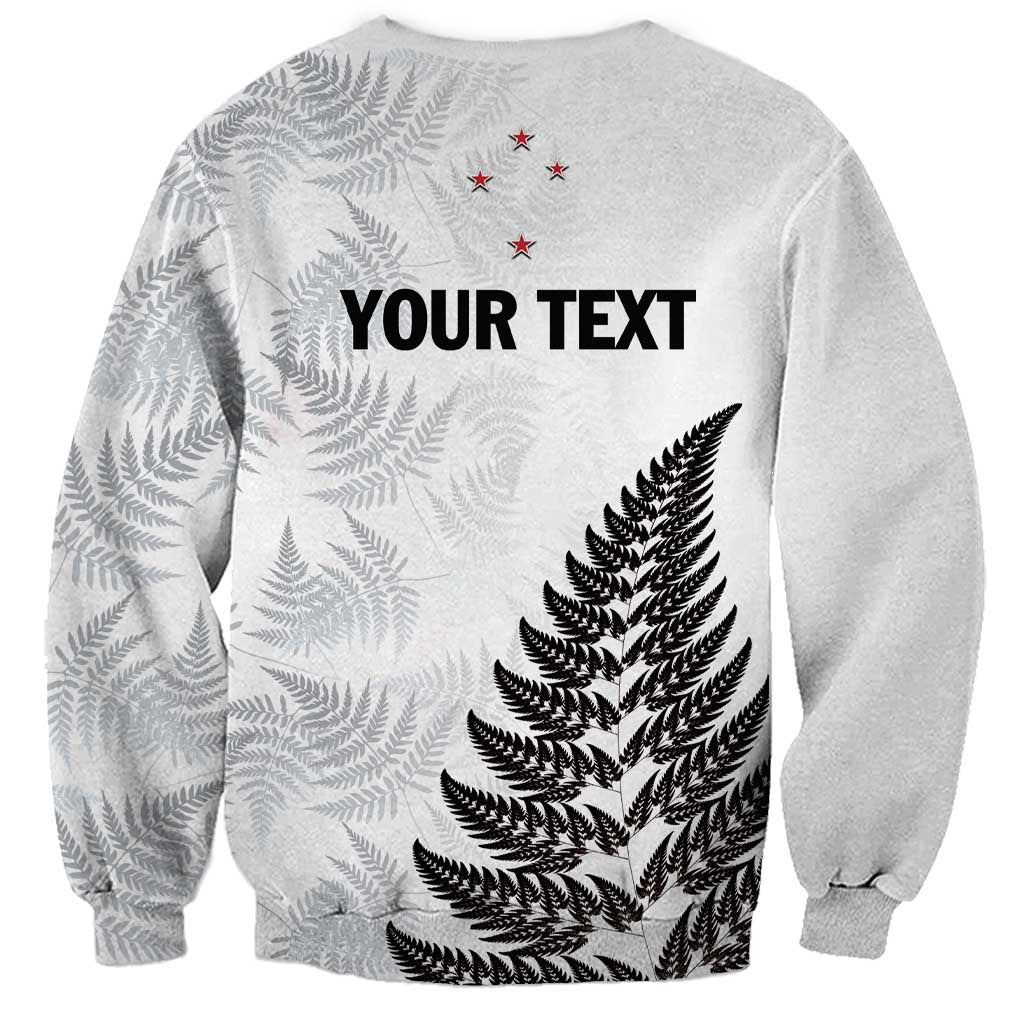 Personalised New Zealand 2025 Archery Sweatshirt Aotearoa Silver Arrows White LT01 - Polynesian Pride
