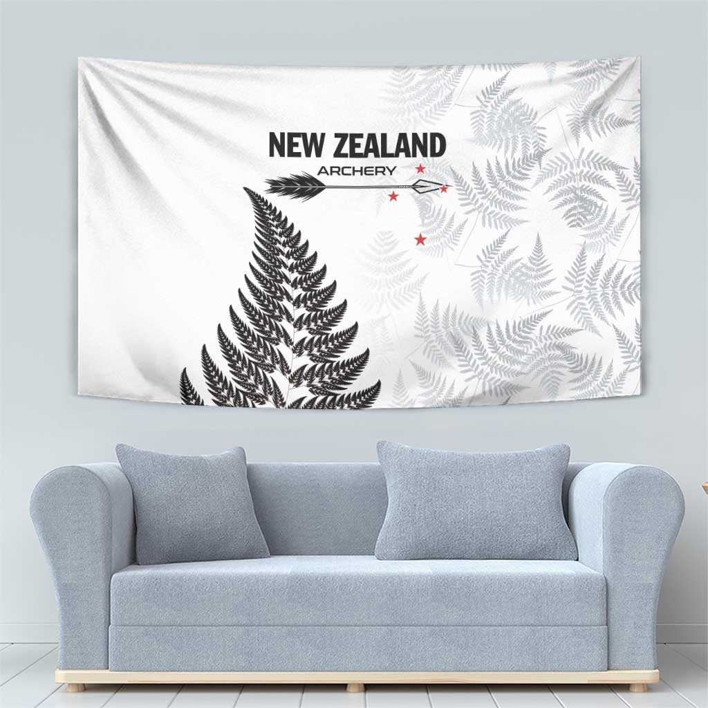 New Zealand 2025 Archery Tapestry Aotearoa Silver Arrows White