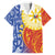 Philippines Family Matching Off Shoulder Maxi Dress and Hawaiian Shirt Pilipinas Polynesian Pattern