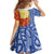 Philippines Family Matching Off Shoulder Short Dress and Hawaiian Shirt Pilipinas Polynesian Pattern