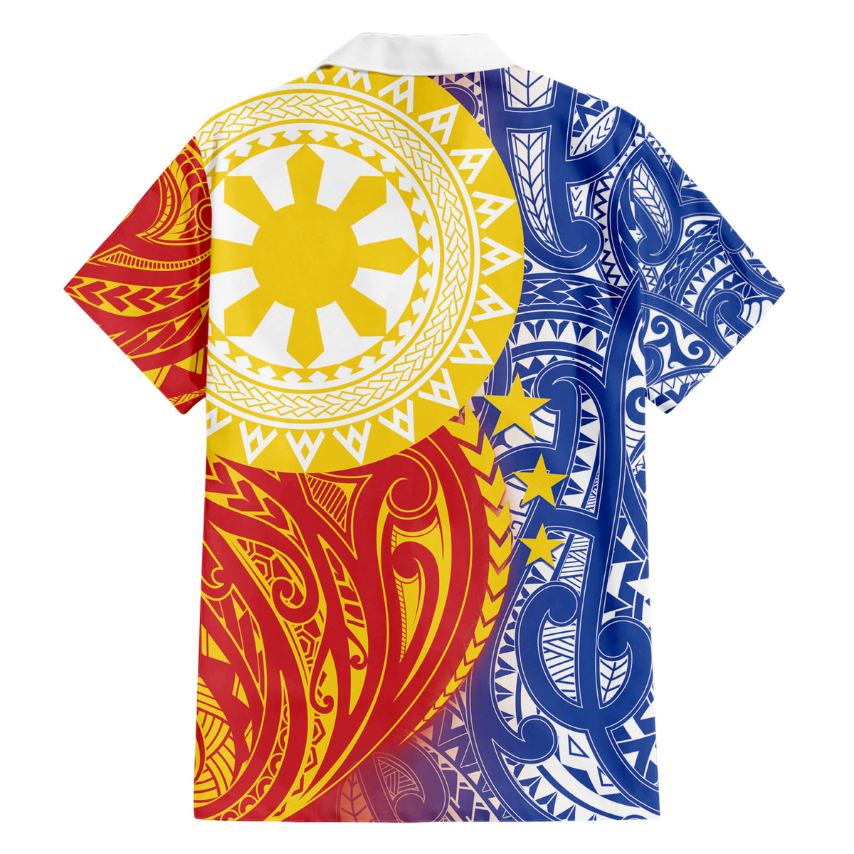 Philippines Family Matching Short Sleeve Bodycon Dress and Hawaiian Shirt Pilipinas Polynesian Pattern