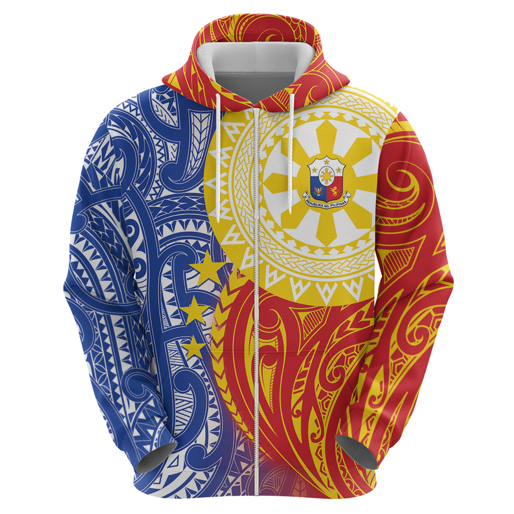 Philippines Hoodie Pilipinas Polynesian Pattern