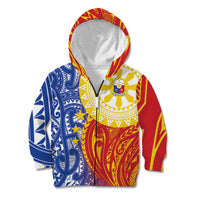 Philippines Kid Hoodie Pilipinas Polynesian Pattern