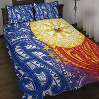 Philippines Quilt Bed Set Pilipinas Polynesian Pattern