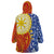 Philippines Wearable Blanket Hoodie Pilipinas Polynesian Pattern