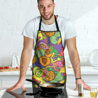 Hawaii Fruits Hippie Style Apron Vibrant Colorful LT01 - Polynesian Pride