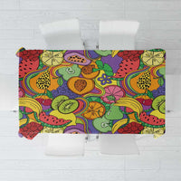 Hawaii Fruits Hippie Style Tablecloth Vibrant Colorful LT01 Multicolor - Polynesian Pride