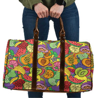 Hawaii Fruits Hippie Style Travel Bag Vibrant Colorful