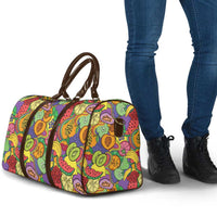 Hawaii Fruits Hippie Style Travel Bag Vibrant Colorful