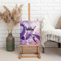 Polynesian Lupus Awareness Canvas Wall Art Butterfly Hologram Lupus Warrior LT01 - Polynesian Pride
