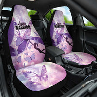 Polynesian Lupus Awareness Car Seat Cover Butterfly Hologram Lupus Warrior LT01 One Size Purple - Polynesian Pride