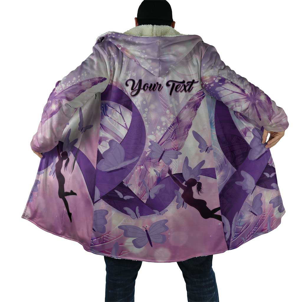 Personalized Polynesian Lupus Awareness Cloak Butterfly Hologram Lupus Warrior LT01 - Polynesian Pride